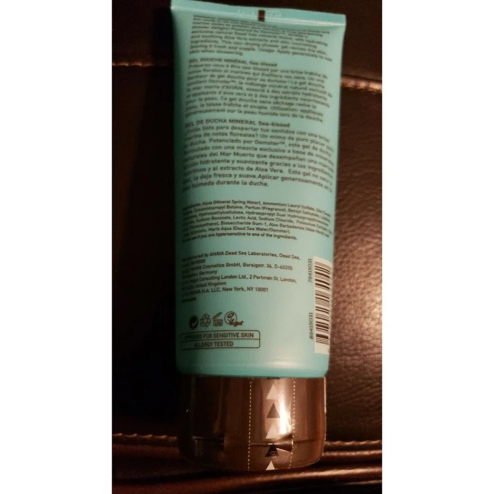 AHAVA Deadsea Water Mineral Shower Gel - Sea-Kissed - Full Size 6.8oz/200ml NEW
